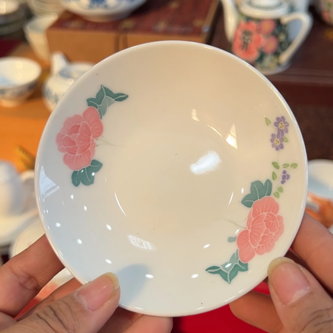 醴陵瓷直播供货基地炸福利手绘10厘米味碟