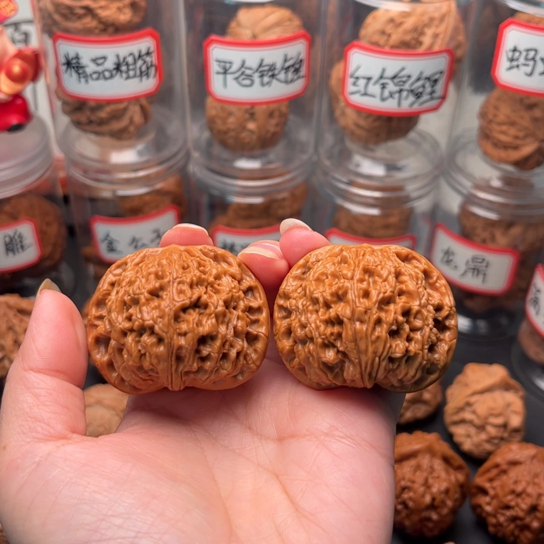 把件文玩核桃45.5老树水龙纹