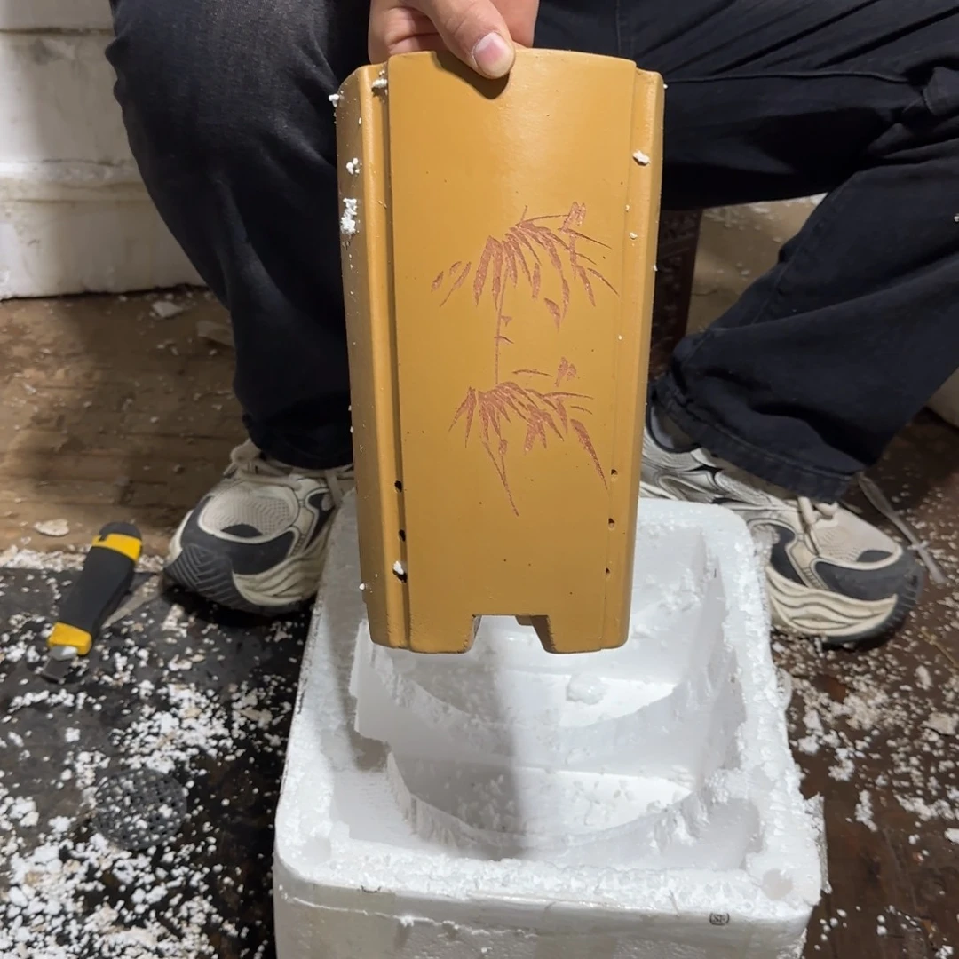 紫砂花盆口径15.25口径