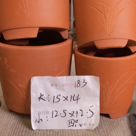 紫砂花盆紫紫砂盆
