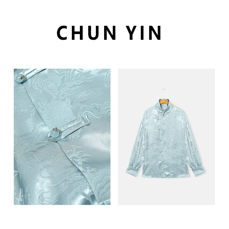 李理LELE『清风叹』2025年春新中式国风设计师提花外套31326