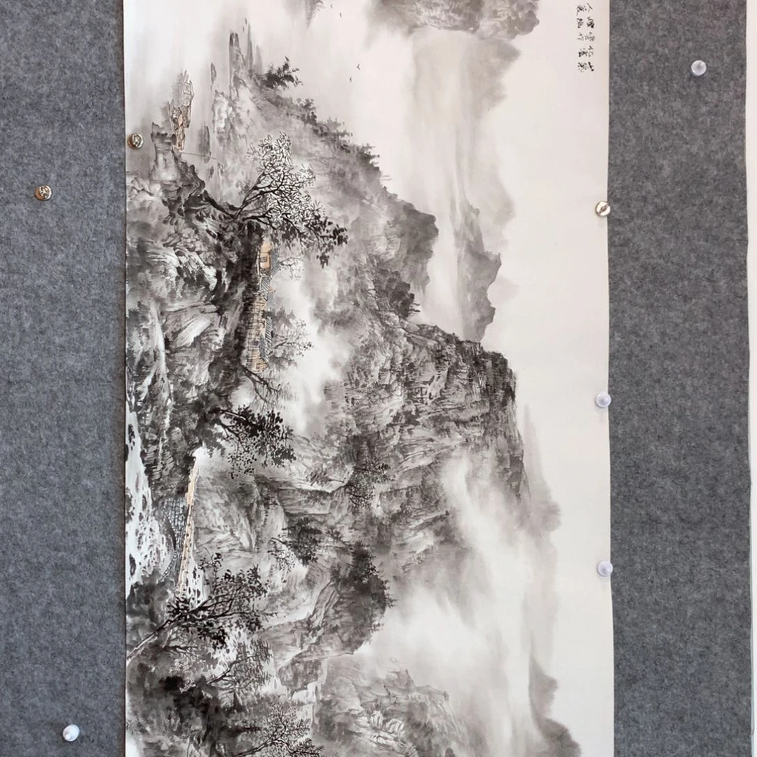 书***s国画山水作品写意