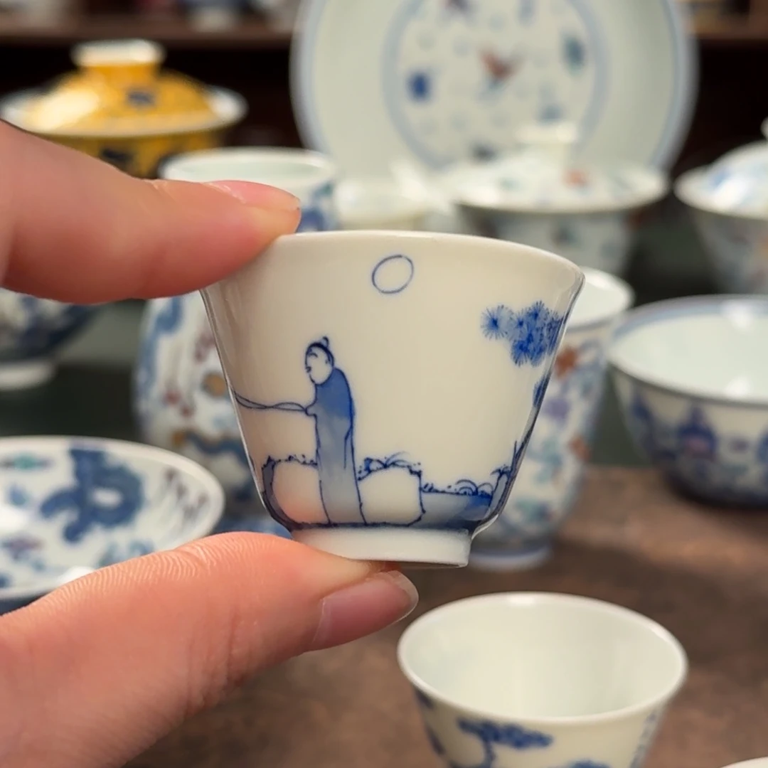 纯手工手绘陶瓷茶具