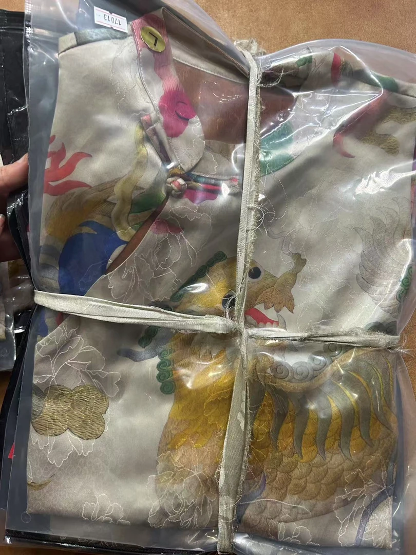 【一潮家】新中式国风定制设计师气质款五盘扣斜襟短袖17013