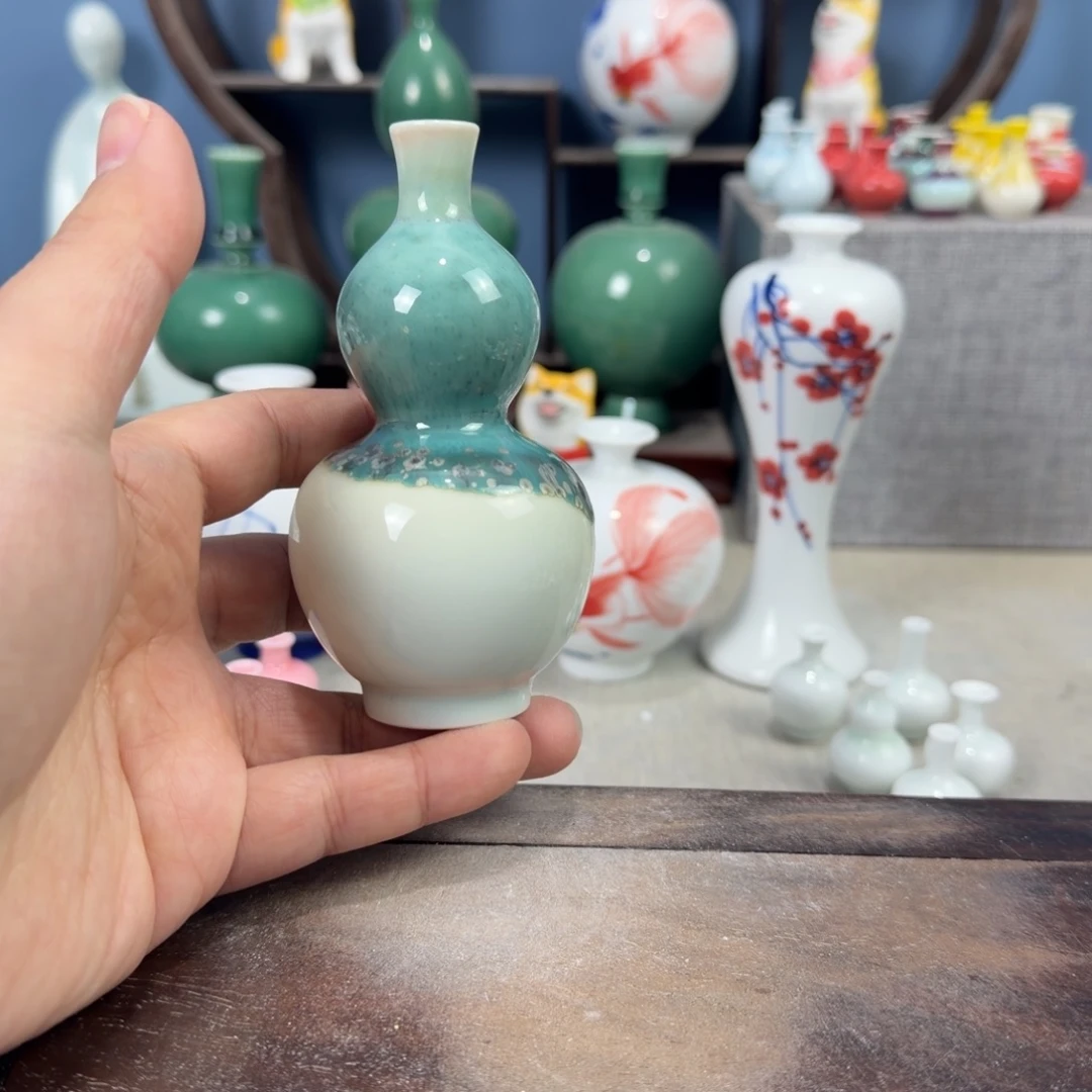 陶瓷手工小花器摆件