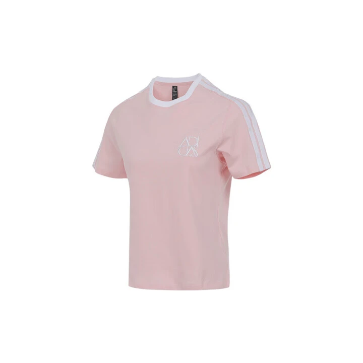 adidas/阿迪达斯三叶草女子时尚纯棉运动休闲短袖圆领T恤JY7628