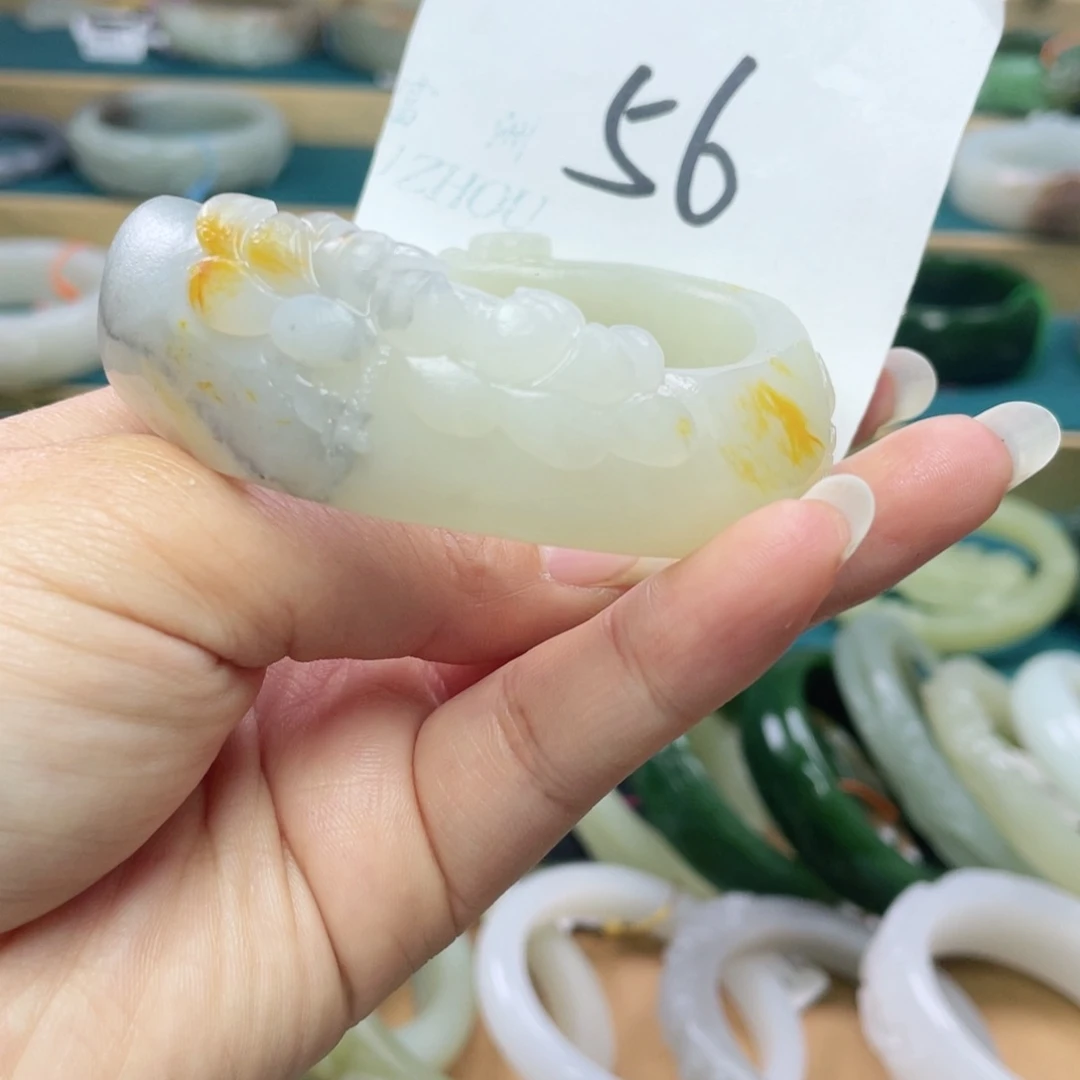 未镶嵌手镯和田玉圈口55