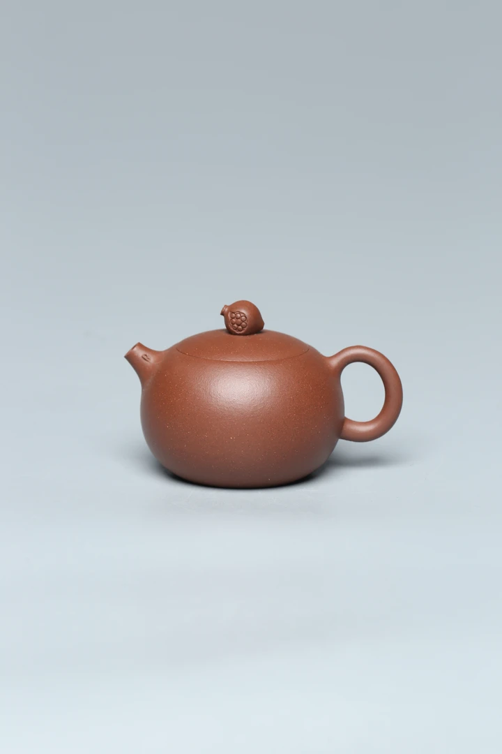 DG54【达观说器】张伟杰 小石榴 紫泥 130cc 紫砂壶