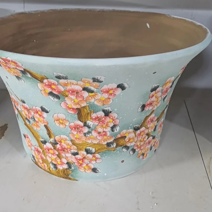 紫砂花盆i**n景德镇陶瓷