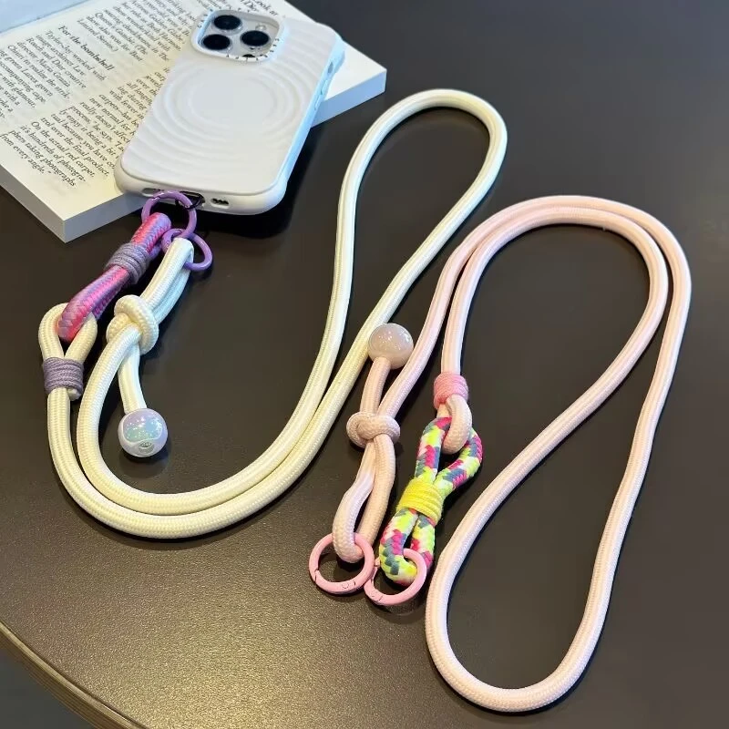 手机挂绳长款斜挎可背多功能挂脖指环带子男女户外登山链壳套结实