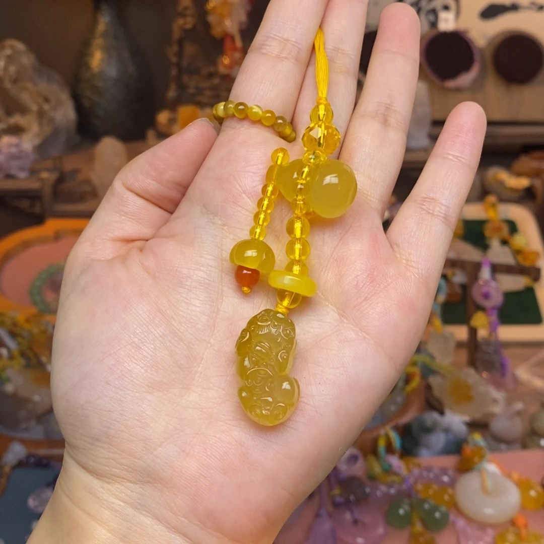 玛瑙/玉髓未镶嵌车挂