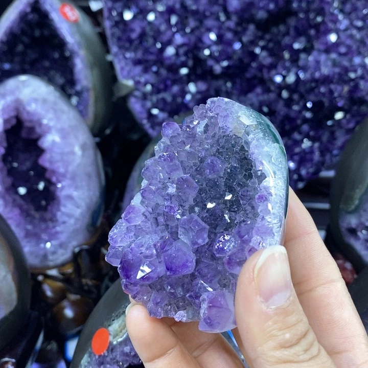 紫晶摆件未镶嵌莹