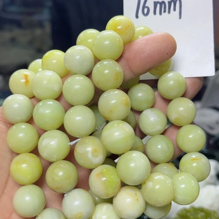 蛇纹石玉手串未镶嵌