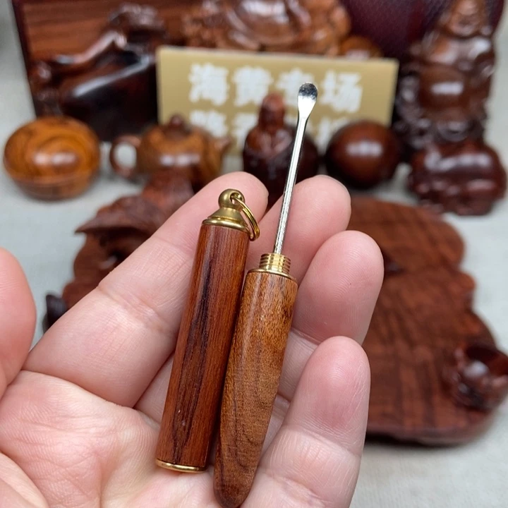 花梨木类端景台缅甸花梨挖耳勺