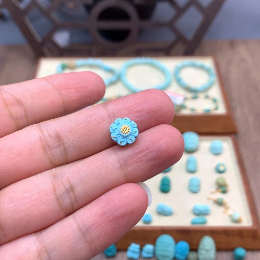 绿松石未镶嵌17小***7配饰