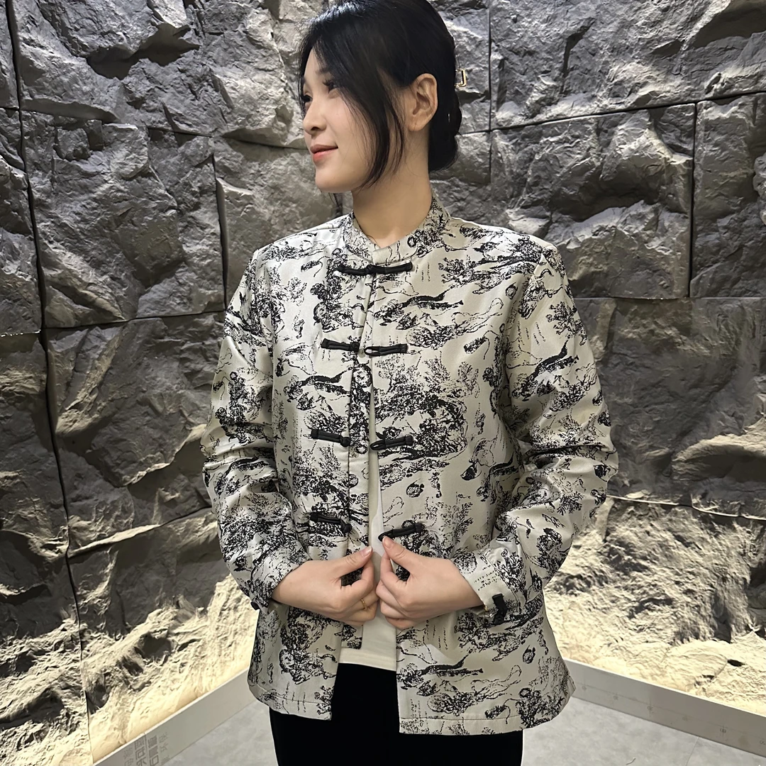 【黑水路专属】1011男士新款休闲时尚百搭唐装外套