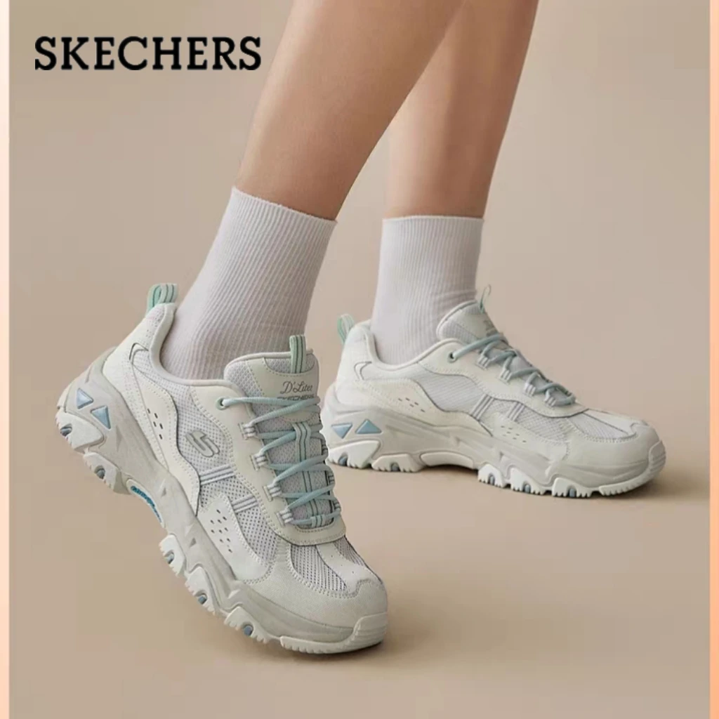 Skechers斯凯奇夏季新款女鞋户外透气网面缓震舒适百搭低帮180210