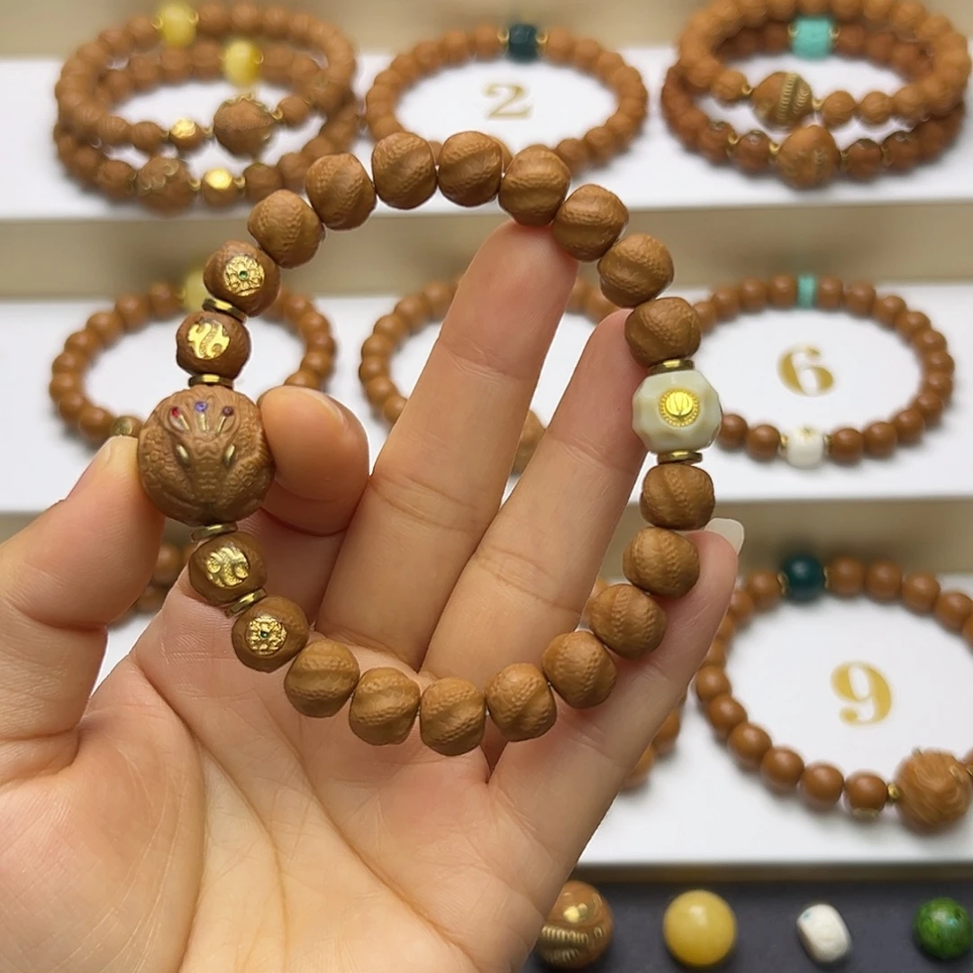 吊坠猴头核桃猴头手串灵蛇全品+4标➕单颗蛇女+配饰