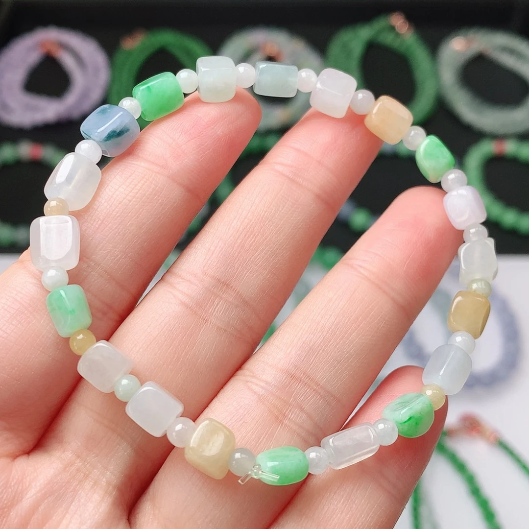 翡翠未镶嵌手链翡翠