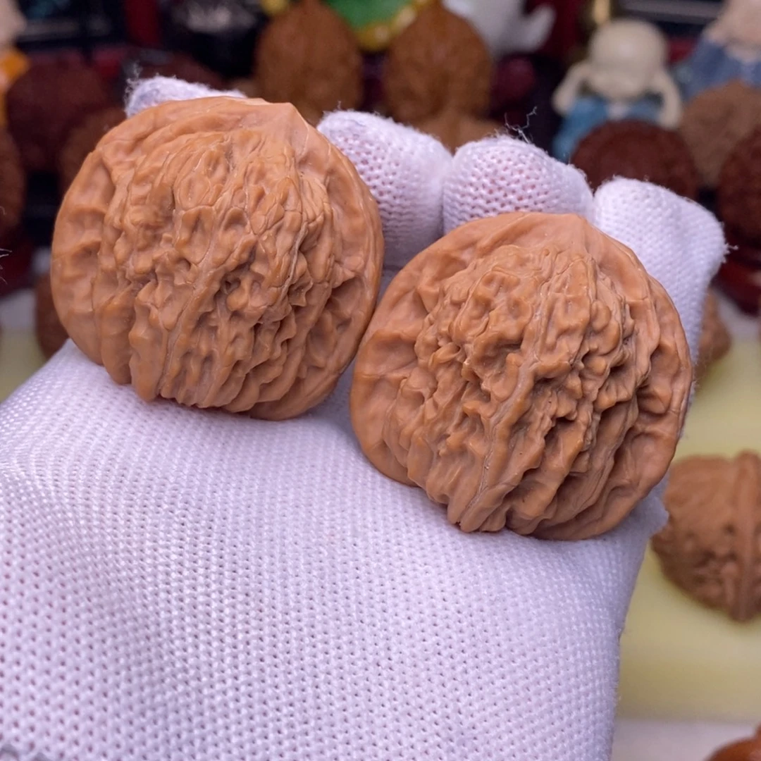 文玩核桃吊坠四座楼