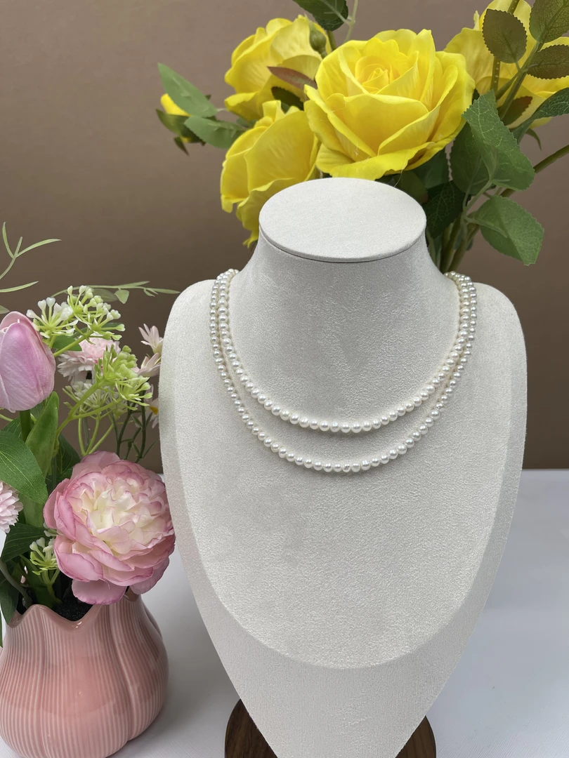 1高光高亮纯天然淡水珍珠baby珠时尚百搭女神必备锁骨链送女友