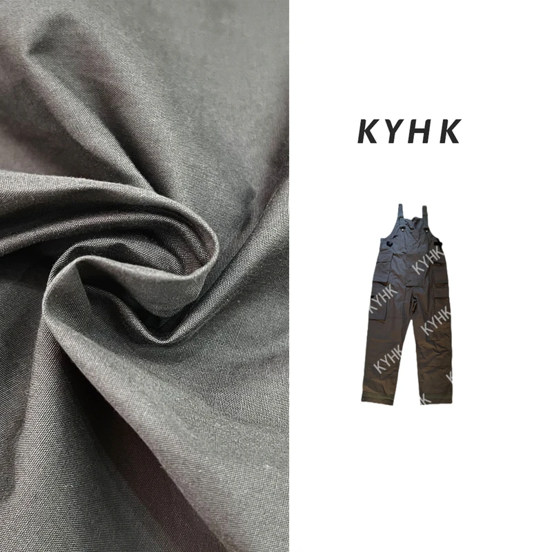 KYHK日系休闲宽松复古工装背带裤240711