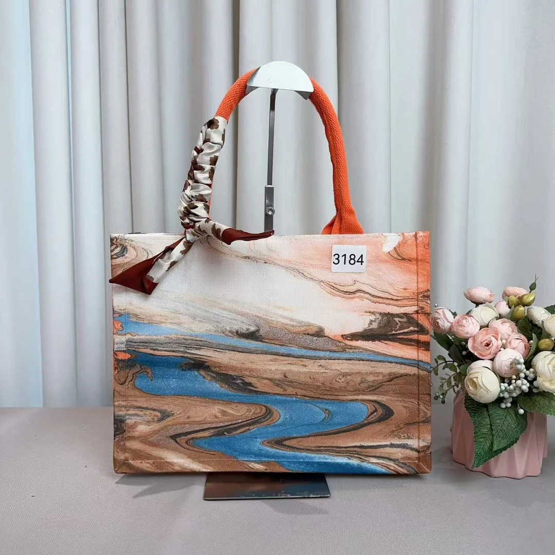 【大号现货】漂漆手提包加厚帆布内防水 所见即所得