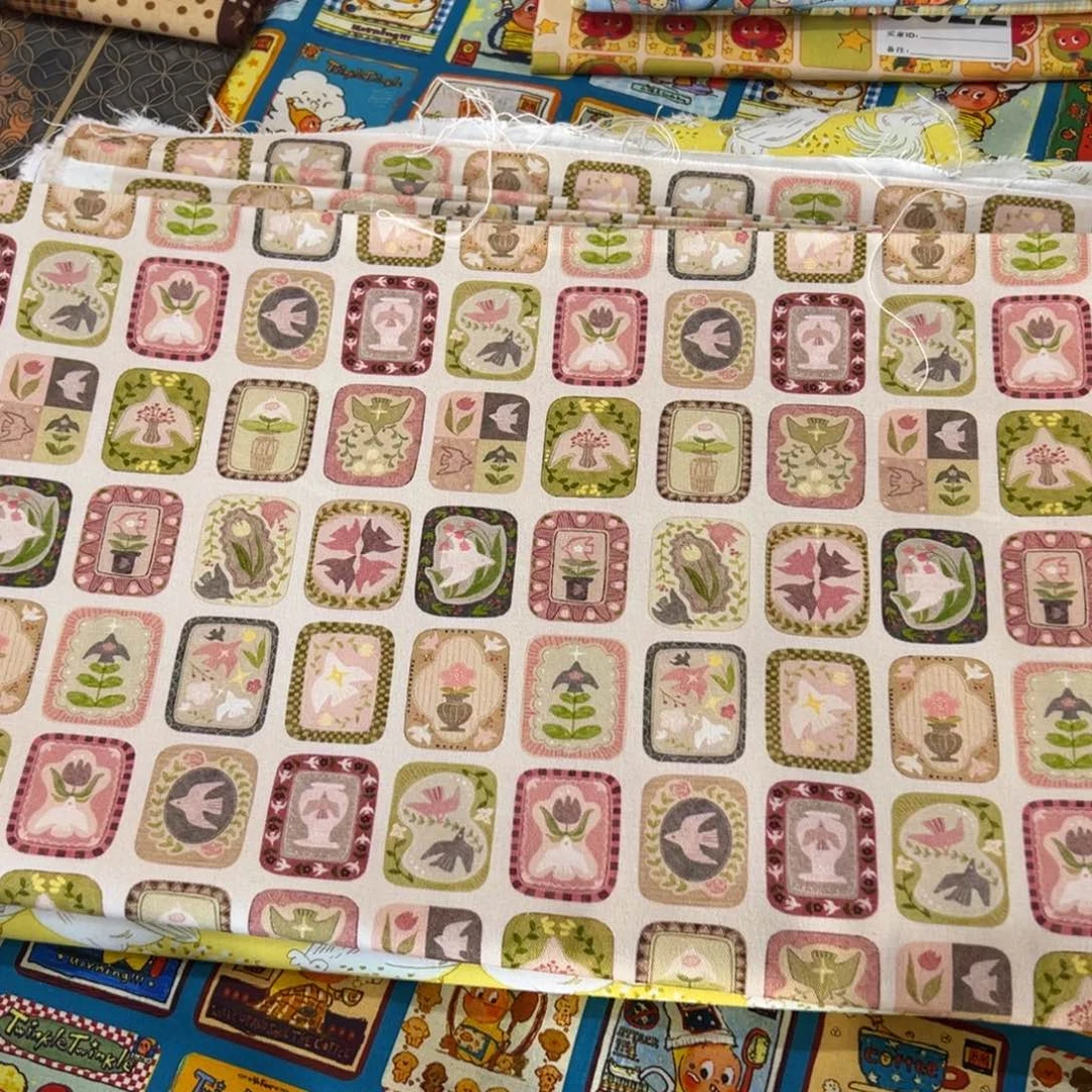 棉一米价纯棉8安帆布1.5米宽果子块