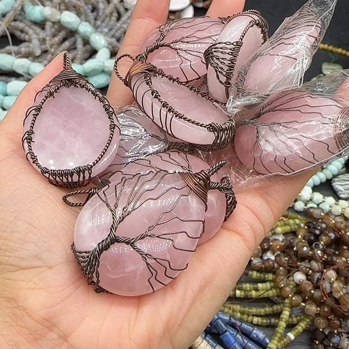玛瑙/玉髓合金珠宝半成品马粉吊坠一个