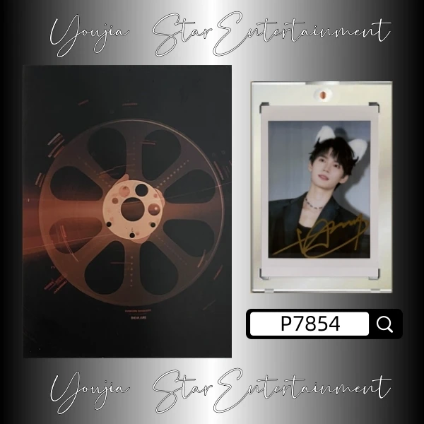 P7854【周翊然】正品拍立得照片白边边框