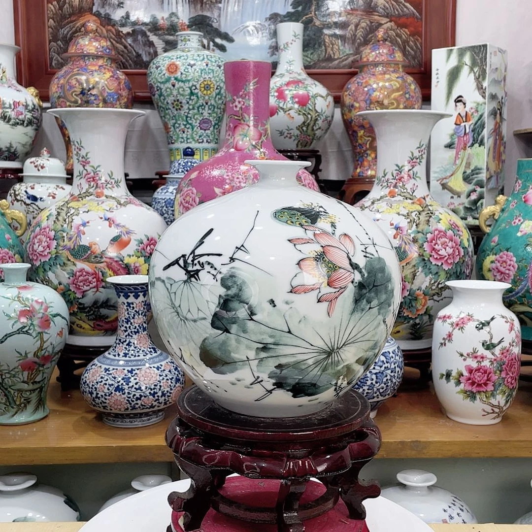 听***遍陶摆件景德镇的陶瓷