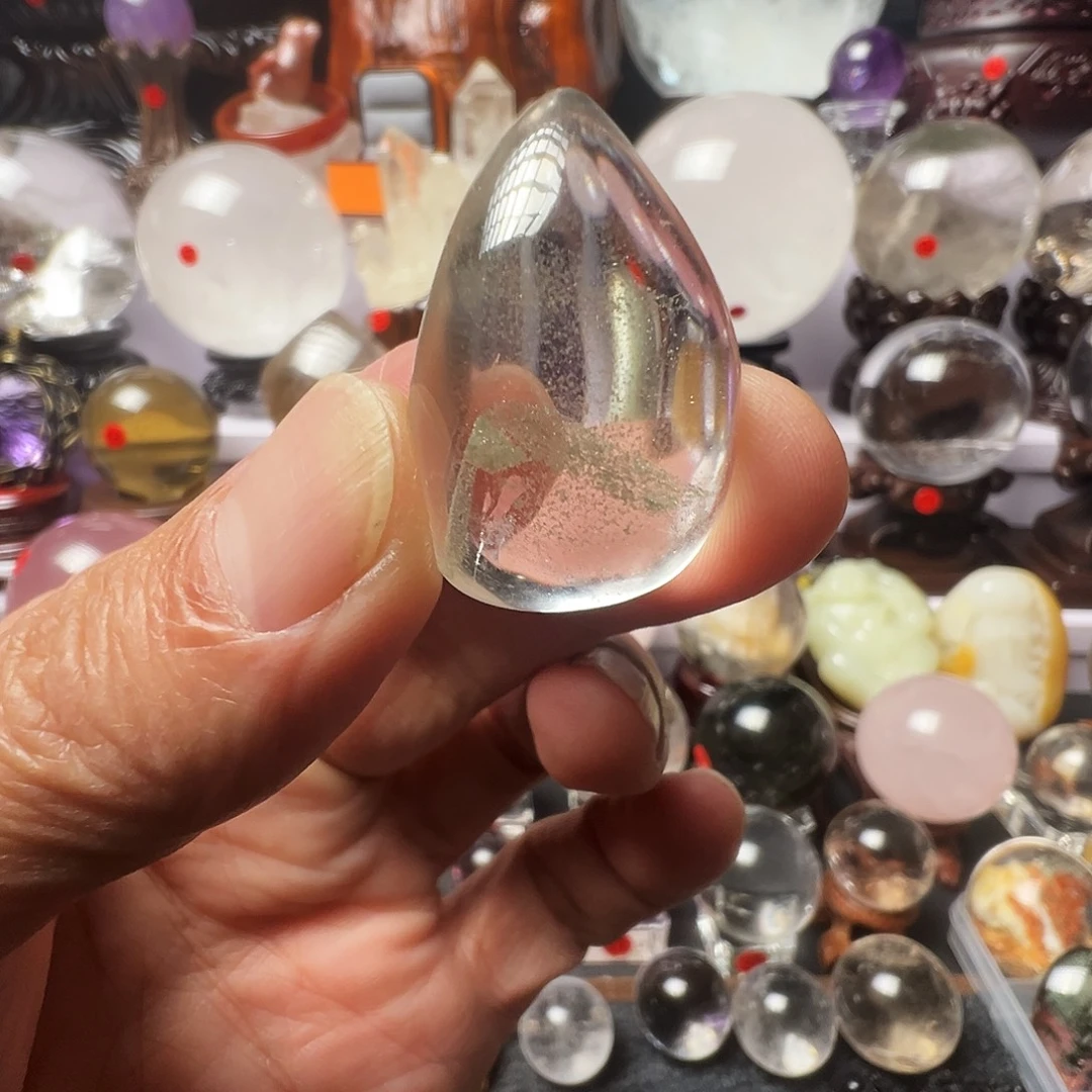 颈饰未镶嵌水晶绿幽灵山