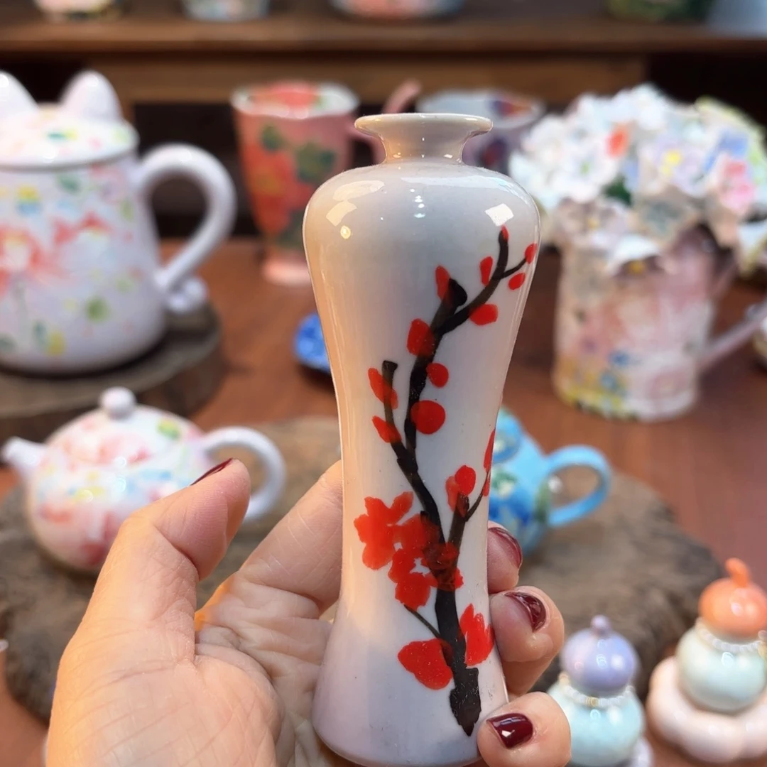 瓷片景德镇手绘高温釉下彩陶瓷茶具