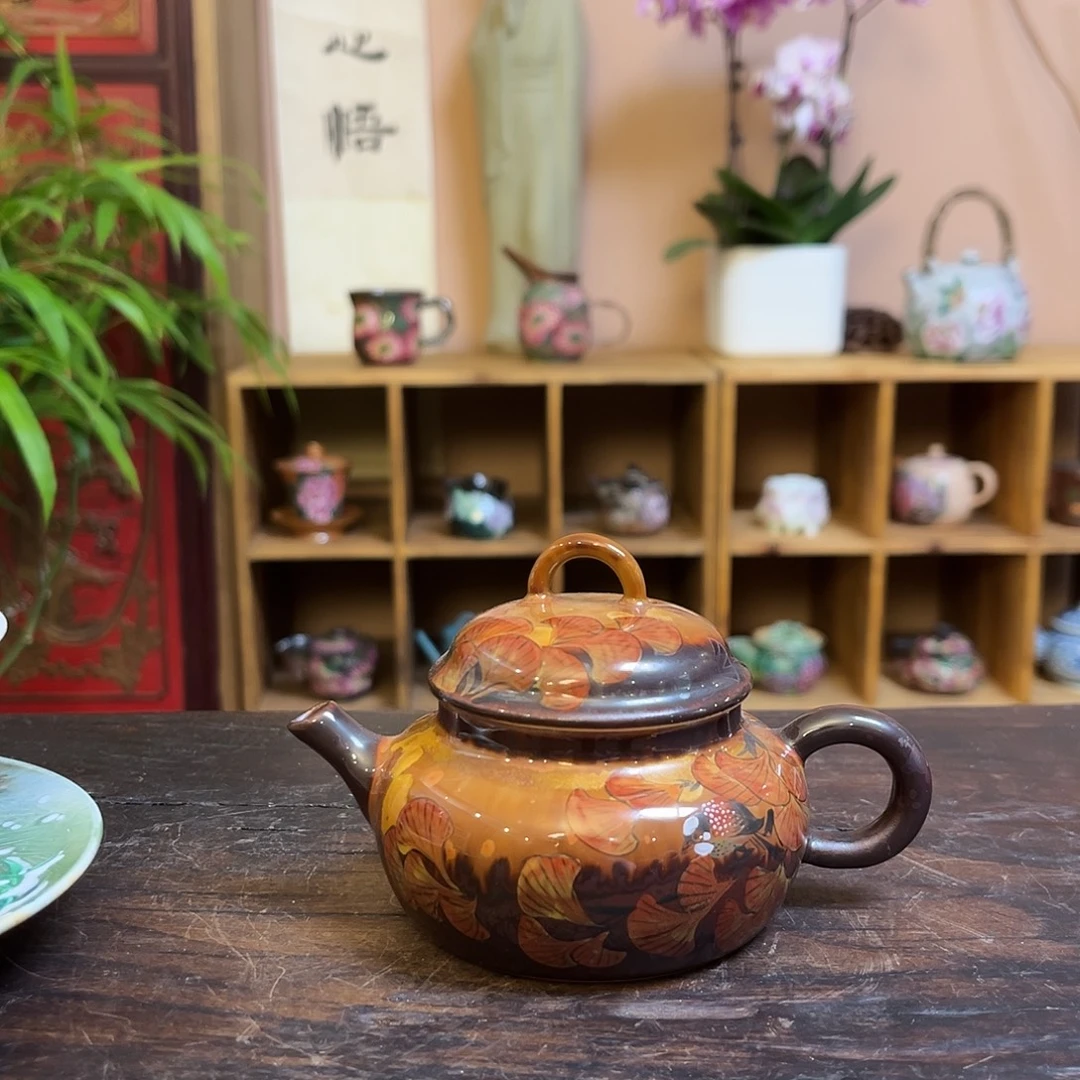 柴烧手工手绘陶瓷