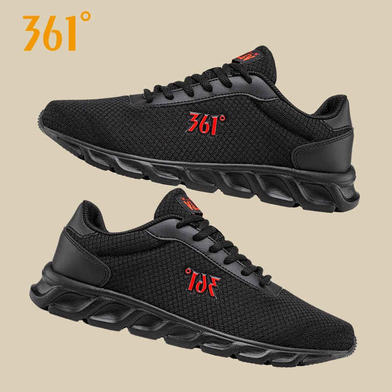 361男鞋运动鞋男士鞋子男款秋冬男士休闲鞋训练鞋黑色透气跑步鞋