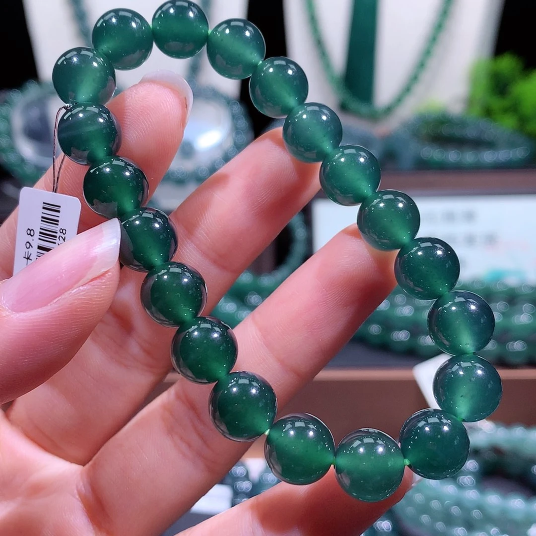 翡翠未镶嵌手链天然a货翡翠手串10