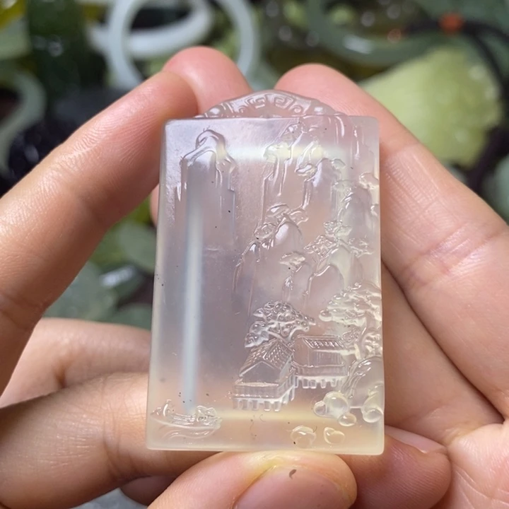岫玉天然岫玉挂件未镶嵌