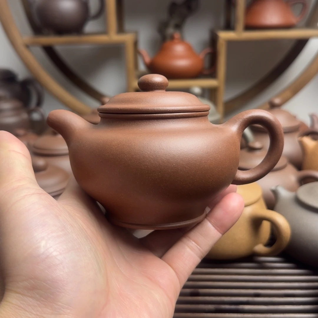 紫砂茶壶掇只250cc台西嫩底槽清