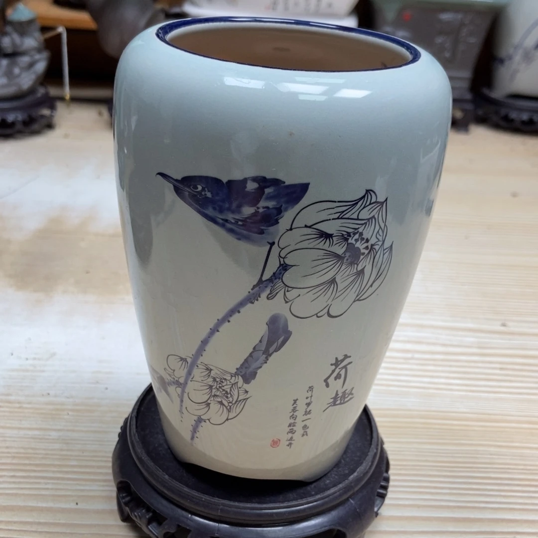 瓷片陶瓷花盆陶瓷艺术