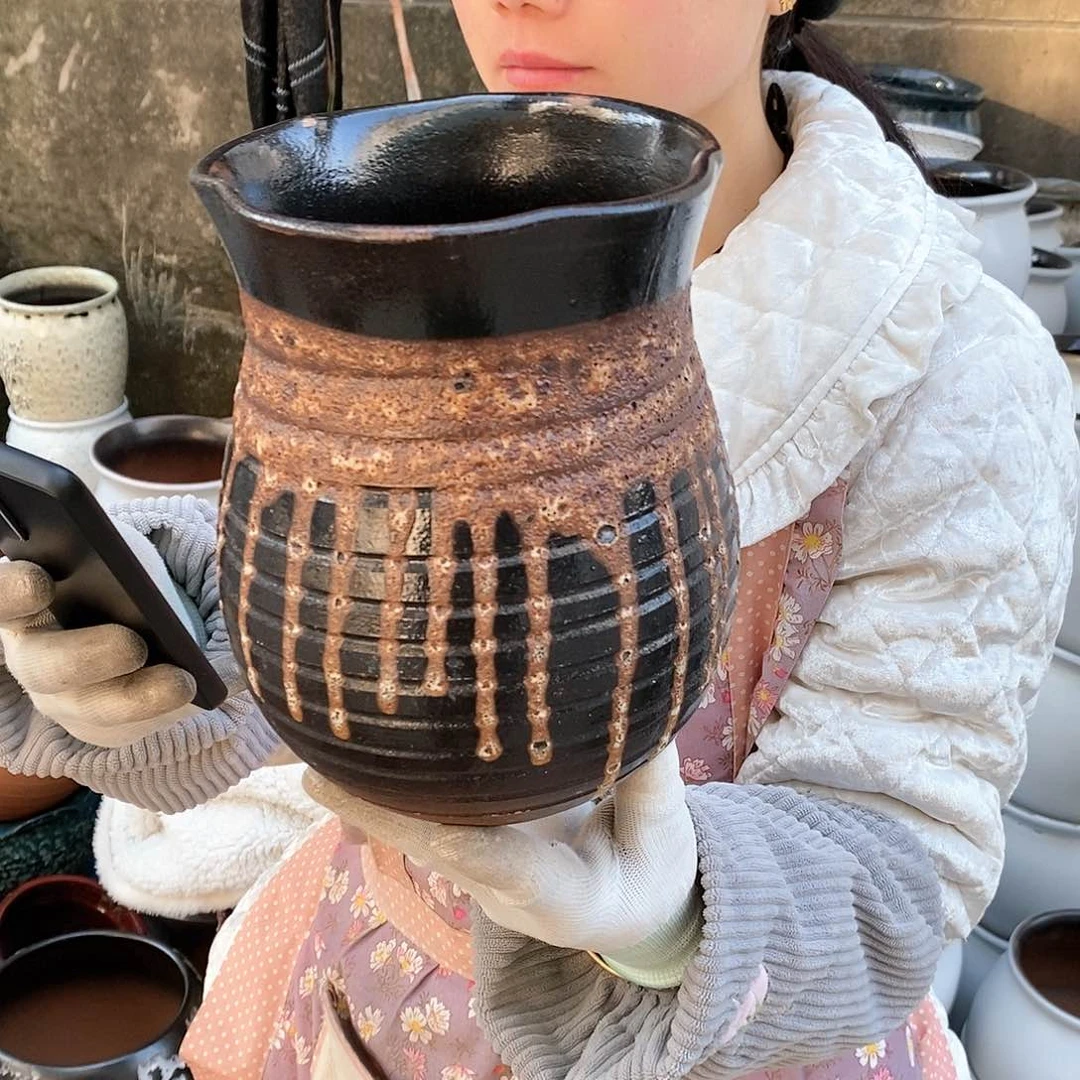 紫砂花盆瑕疵口15高20瑕疵