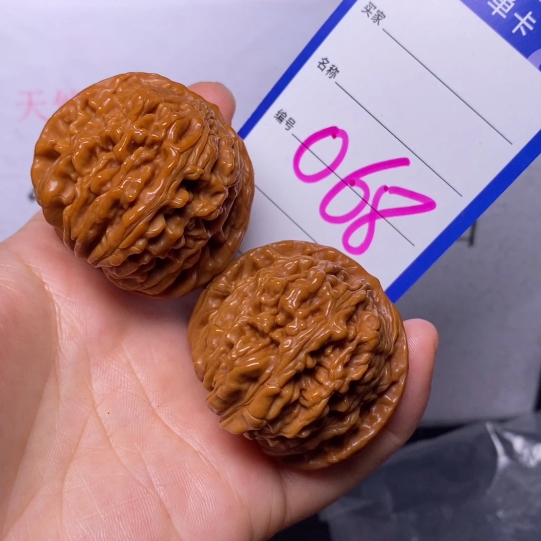 文玩核桃把件068/43四座楼