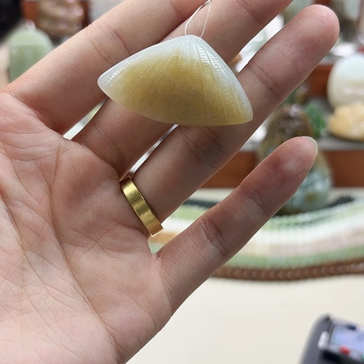 和田玉未镶嵌吊坠(不含链)