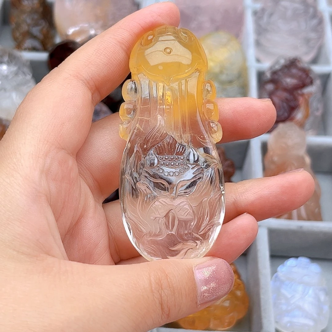 水晶吊坠(不含链)未镶嵌