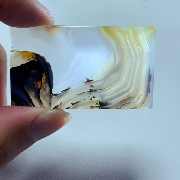 玛瑙/玉髓颈饰未镶嵌心**旧