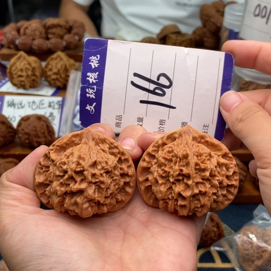 文玩核桃把件50官帽