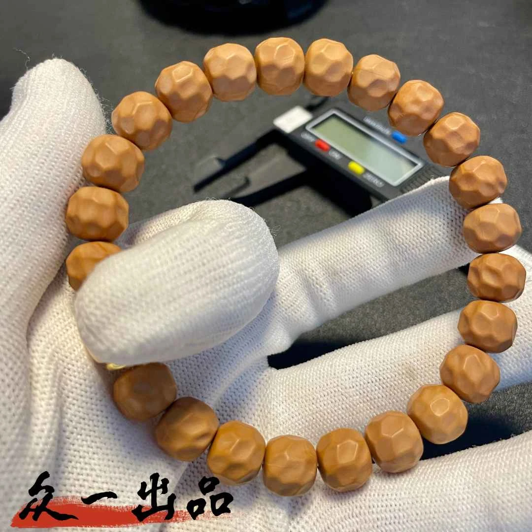 众一出品  原皮原色毕业级无相猴头核桃单圈手串 全品