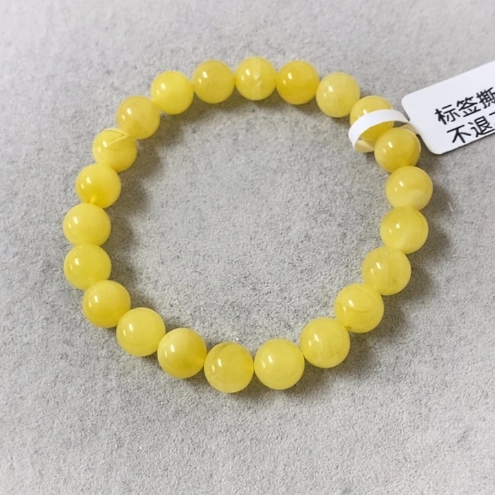 未镶嵌蜜蜡裸石串