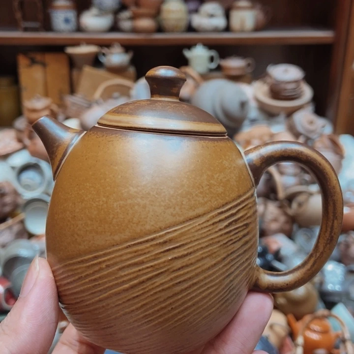 柴烧老岩泥高端茶器