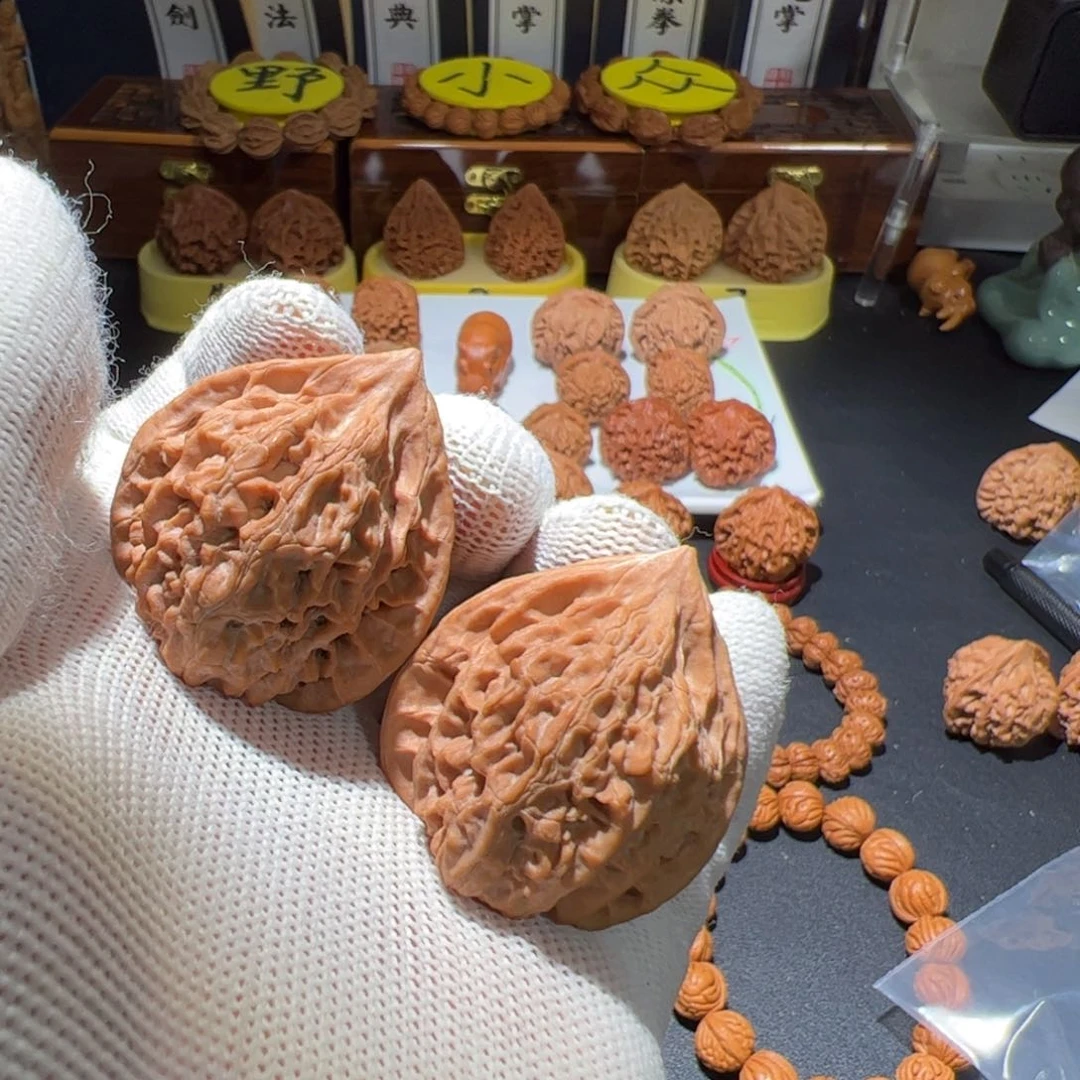 文玩核桃把件九*济公帽