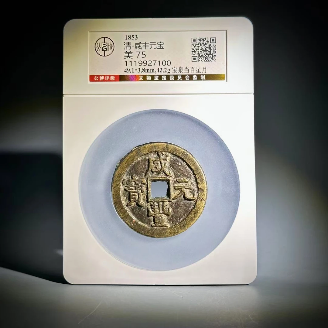 020 清 咸丰宝泉当百星月 7100
